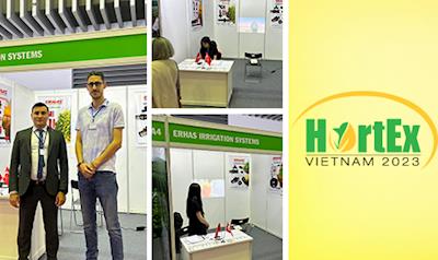 We are at Hortex Fair in Vietnam